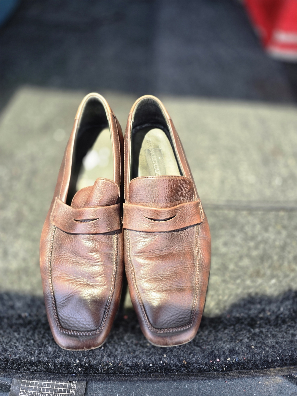 Banana‎ Republic Brown Leather Penny Loafers
